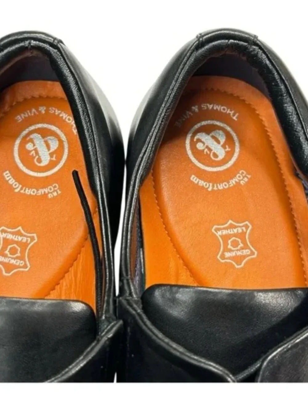 Thomas & Vine Men's Odin Tru Comfort Lace-up Round Toe Oxford Color Black Sz 10 - Picture 14 of 14